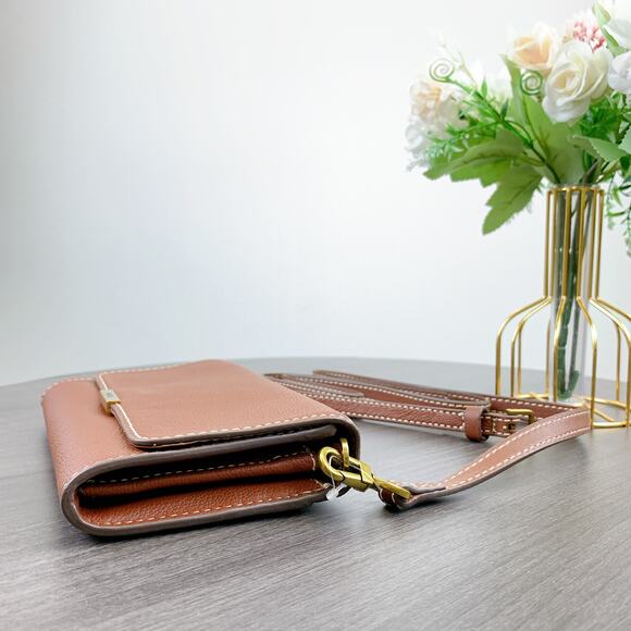 Fossil SHB3155210 Jori Wallet Crossbody IN Brown - Picture 4 of 8